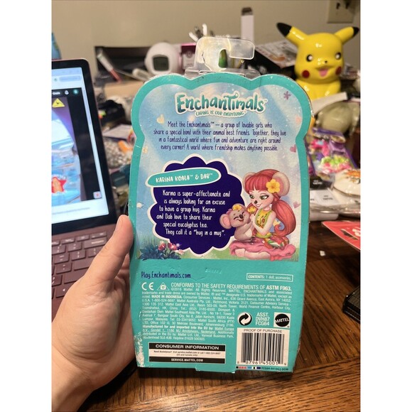 NEW Mattel Enchantimals Karina Koala Doll Figures Set Damaged Box - Picture 2 of 4